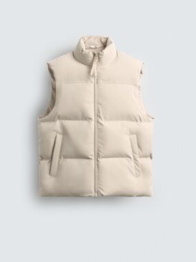 ZARA BEIGE FAUX LEATHER